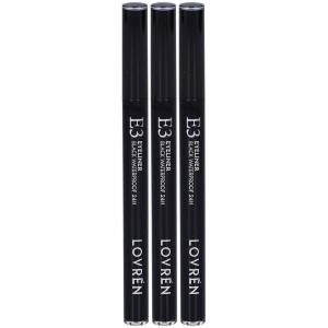 Cerca Offerte di lovren e3 eyeliner nero waterproof 24 h 3x0,5 ml e acquista online