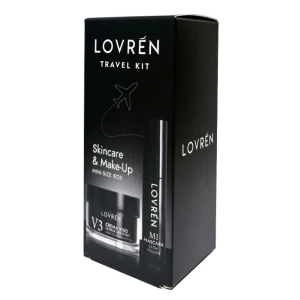 Lovren mini-size box black  m1 mascara mini + v3 crema viso mini
