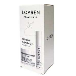 Lovren mini-size box white  m2 mascara mini + v1 crema viso mini