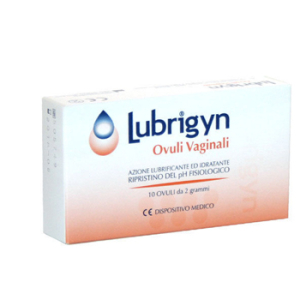 lubrigyn ovuli vaginali 10 pezzi bugiardino cod: 930192531 