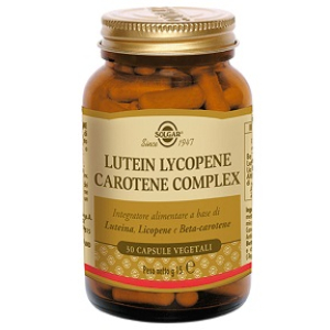 solgar lutein lycopene carotene complex 30 bugiardino cod: 901249728 