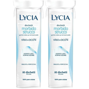 Cerca Offerte di lycia dischetti morbido strucco viso e occhi set da 2 2x80 pz cotone i e acquista online