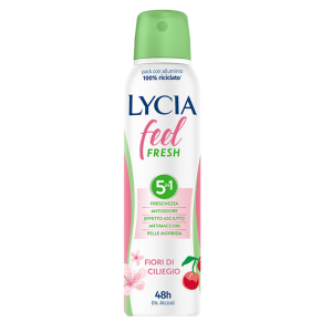 Lycia - feel fresh fiori di ciliegio deodorante spray confezione 150 ml