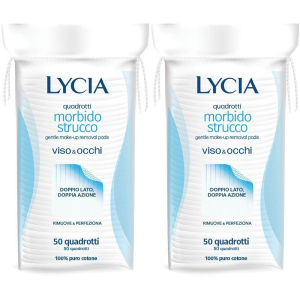 Cerca Offerte di lycia quadrotti morbido strucco viso e occhi set da 2 2x12 pz cotone i e acquista online
