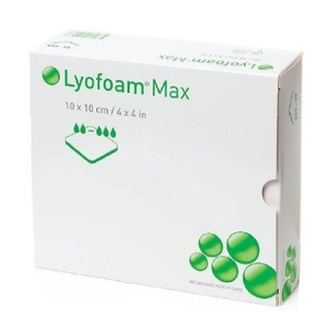 lyofoam max medicazione 10x10cm 10 pezzi bugiardino cod: 922259179 