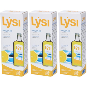 Cerca Offerte di lysi olio di fegato merluzzo liquido gusto limone 3x240 ml soluzion e acquista online