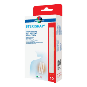 m-aid sterigrap sutura100x12mm bugiardino cod: 982593586 