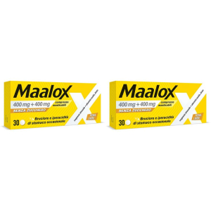 Cerca Offerte di maalox 400+400 mg, contro acidità di stomaco occasionale, 30 cpr senza e acquista online