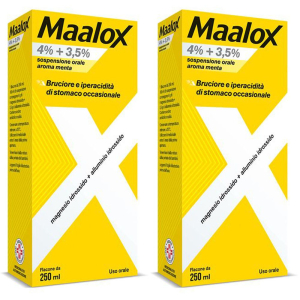 Cerca Offerte di maalox 400+400 sospensione orale, contro acidità di stomaco occasional e acquista online