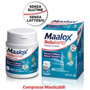 maalox reflurapid 40 compresse promo bugiardino cod: 970983502 