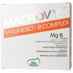 macrovyt magnesio b comp18 bustine bugiardino cod: 975039227 