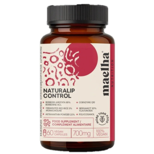 Maelha nutrition naturalip control integratore per la salute cardiovascolare 60 capsule