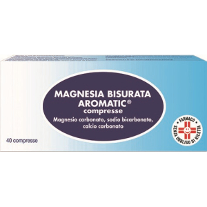 Magnesia bisurata aromatic 40 compresse
