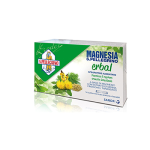 magnesia s.pell erbal 14 bustine bugiardino cod: 933430769 