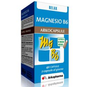 magnesio b6 40 capsule bugiardino cod: 923527319 