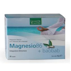 magnesio b6+baobab 60 capsule - integratore bugiardino cod: 931047878 