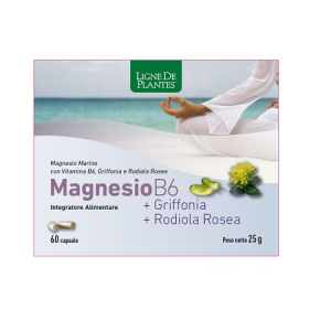 magnesio b6 + griffonia + rodiola 60 capsule bugiardino cod: 935266472 