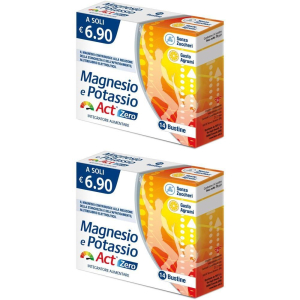 Cerca Offerte di magnesio e potassio act zero 14 bustine 2x70 g polvere per soluzione o e acquista online