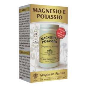 magnesio e potassio polvere 180g bugiardino cod: 925200242 