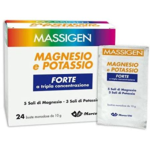 magnesio potassio forte zer24 bustine bugiardino cod: 945030827 