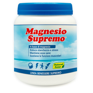 natural point magnesio supremo polvere 300 g bugiardino cod: 905972081 