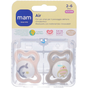Cerca Offerte di mam air 2-6 bio-circolare caucciu' confezione doppia neutro e acquista online