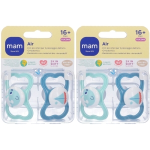 Cerca Offerte di Mam Air Succhietto 16+ Mesi Silicone Maschio 2 Pezzi Set da 2x1 St e acquista online