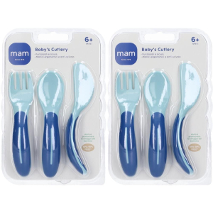 Cerca Offerte di mam baby´s cutlery posate 6+ mesi colore blu/azzurro 2x1 st e acquista online