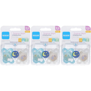 Cerca Offerte di mam original night succhietto 2-6 mesi caucciu 2 pezzi 3x1 st e acquista online