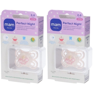 Cerca Offerte di Mam perfect night succhietto silicone femmina 2-6 mesi 2x1 pc e acquista online