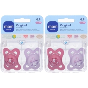 Cerca Offerte di Mam succhietto original 2-6 mesi silicone femmina 2 pezzi 2x1 st e acquista online
