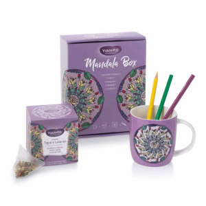 neavita mandala box - mug + tisana tiglio e bugiardino cod: 982710497 