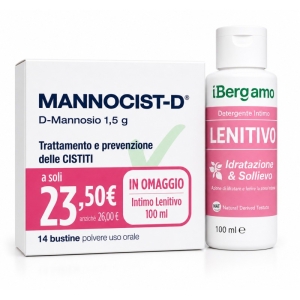 Cerca Offerte di Mannocist-d 14 buste taglio prezzo + bergamon detergente intimo lenitivo 100 ml in omaggio e acquista online