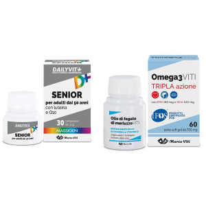 Cerca Offerte di marco viti omega 3 + dailyvit®+ senior - risparmia il 15% con e acquista online