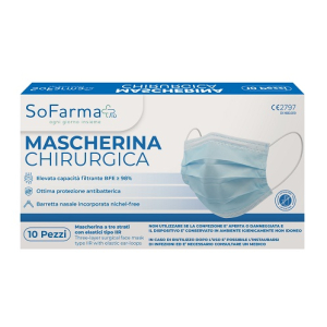 Cerca Offerte di mascherina chirurgica high protection mask colore blu 10 pezzi e acquista online