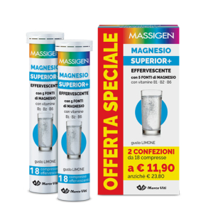 magn superior 18+18 compresse effervescenti bugiardino cod: 942943162 