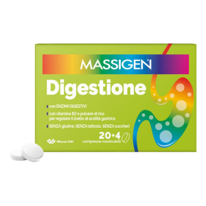 Cerca Offerte di massigen digestione 20+4 compresse masticabili senza glutine senza lattosio senza zuccheri e acquista online