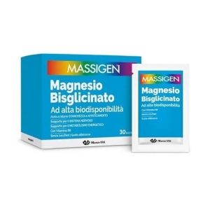 Cerca Offerte di Massigen magnesio bisglicinato ad alta biodisponibilita' 30 bustine 5 g gusto albicocca senza zuccheri, glutine e lattosio e acquista online
