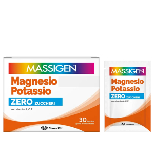 Cerca Offerte di massigen magnesio e potassio zero zuccheri integratore con vitamine, 30 bustine e acquista online