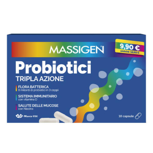 Massigen probiotici 10 capsule 2024 offerta speciale