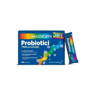 massigen probiotici 12stick pp bugiardino cod: 943330326 