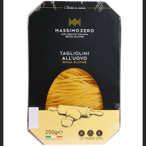 Massimo zero tagliolini all'uovo pasta senza glutine 250 g