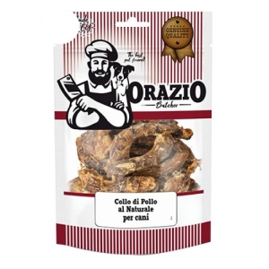 Masticabili Orazio Butcher Cane Snack Collo Pollo Naturale 200 g
