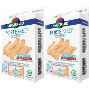 Cerca Offerte di master-aid® forte med® 5 formati, tampone con disinfettante 2x40 pz ce e acquista online