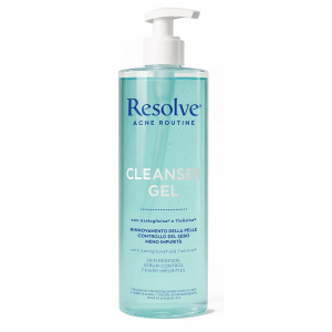 Master aid resolve cleanser gel - detergente in gel per le pelli miste e impure, tendenti all'acne - formato 400 millilitri
