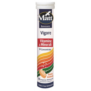 matt ben vigore 20 compresse effervescenti bugiardino cod: 934509694 