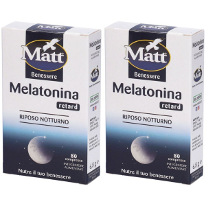 Cerca Offerte di matt® benessere melatonina retard set da 2 2x6,8 g compresse e acquista online