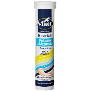 Cerca Offerte di matt benessere ricarica potassio & magnesio + concentrato integratore di sali minerali 20 compresse effervescenti e acquista online