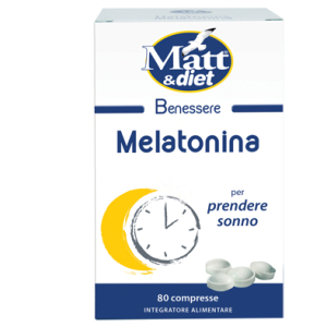 matt & diet melatonina 80 compresse bugiardino cod: 973716285 