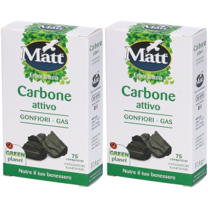 Cerca Offerte di matt erboristeria carbone attivo set da 2 2x37,8 g compresse e acquista online